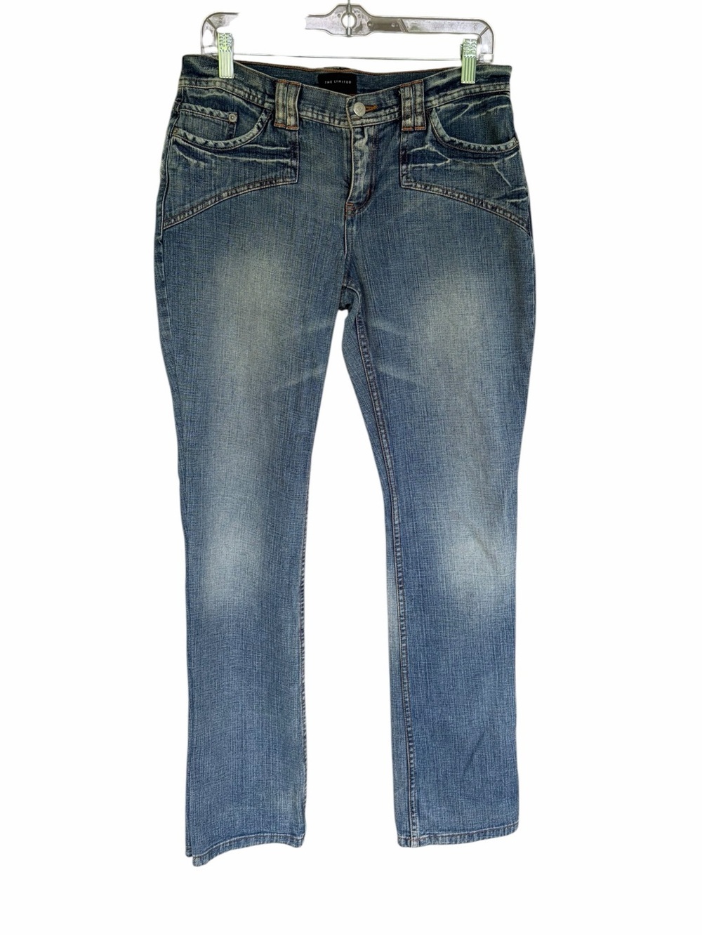 Limited Mid-Rise Straight Leg Jeans